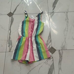 BNWT Gap Kidss Xl striped shirts romper